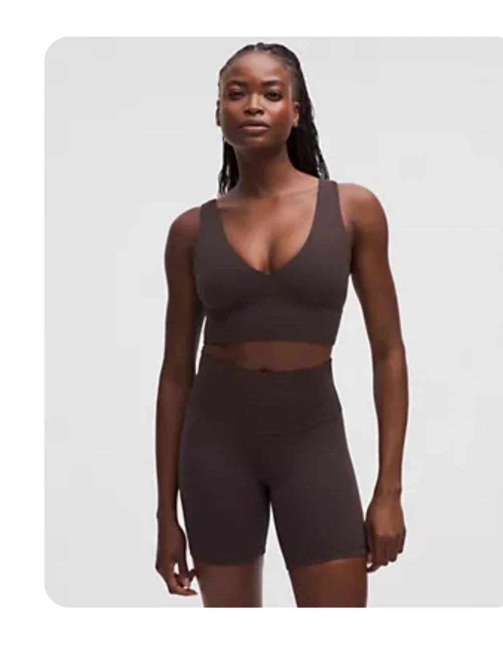 Lulu 28” Align Leggings and Bra Set in Sequoia